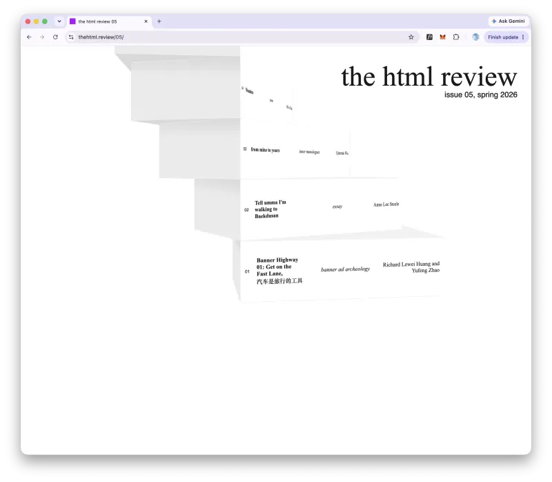 The HTML Review